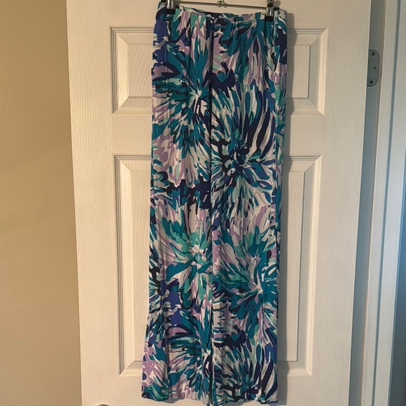 Lilly Pulitzer Multicolor Floral Pants - Picture 1 of 3